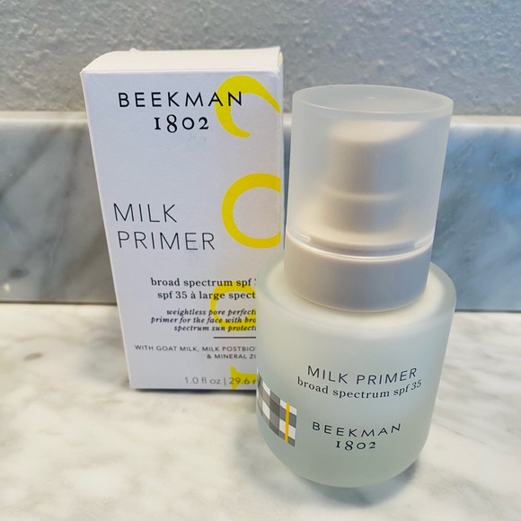 Brand New NIB Beekman 1802 Milk Primer 1oz SPF 35 - Picture 1 of 4